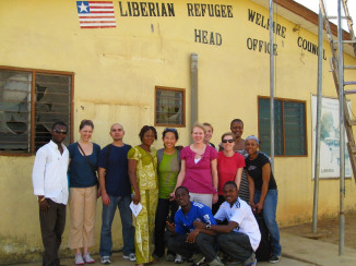 Members of the Transnational Legal Clinic assisted in gathering information from Liberian refugee...