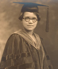 Sadie T.M. Alexander in academic gown on June 15, 1921.