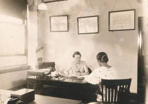 Sadie T.M. Alexander in her law office in 1931.